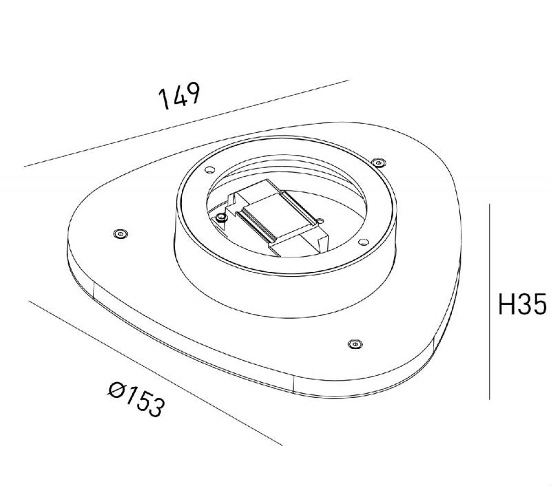 Настенный светильник Designled ML-TR153-BL-WW 016543