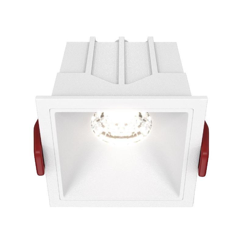Встраиваемый светильник Maytoni Technical Alfa LED DL043-01-10W4K-SQ-W