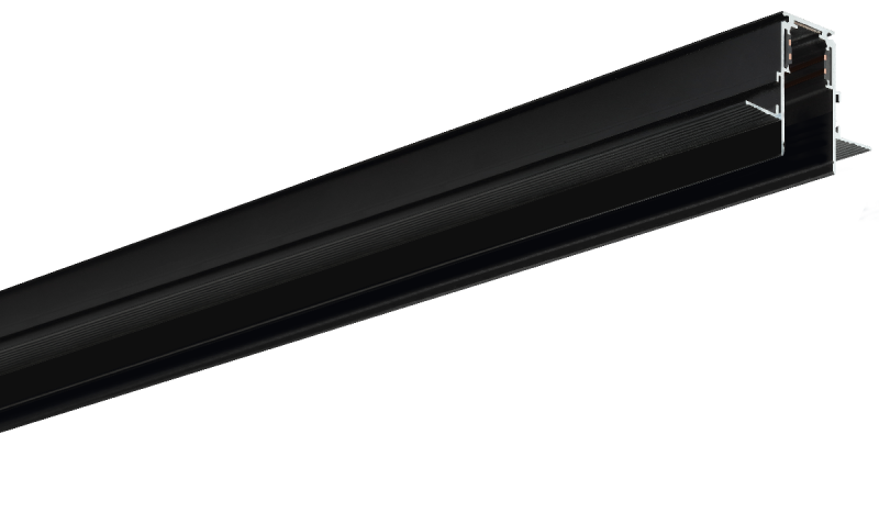 Шинопровод магнитный встраиваемый iLedex Vision 4822-65/48-1000-BK