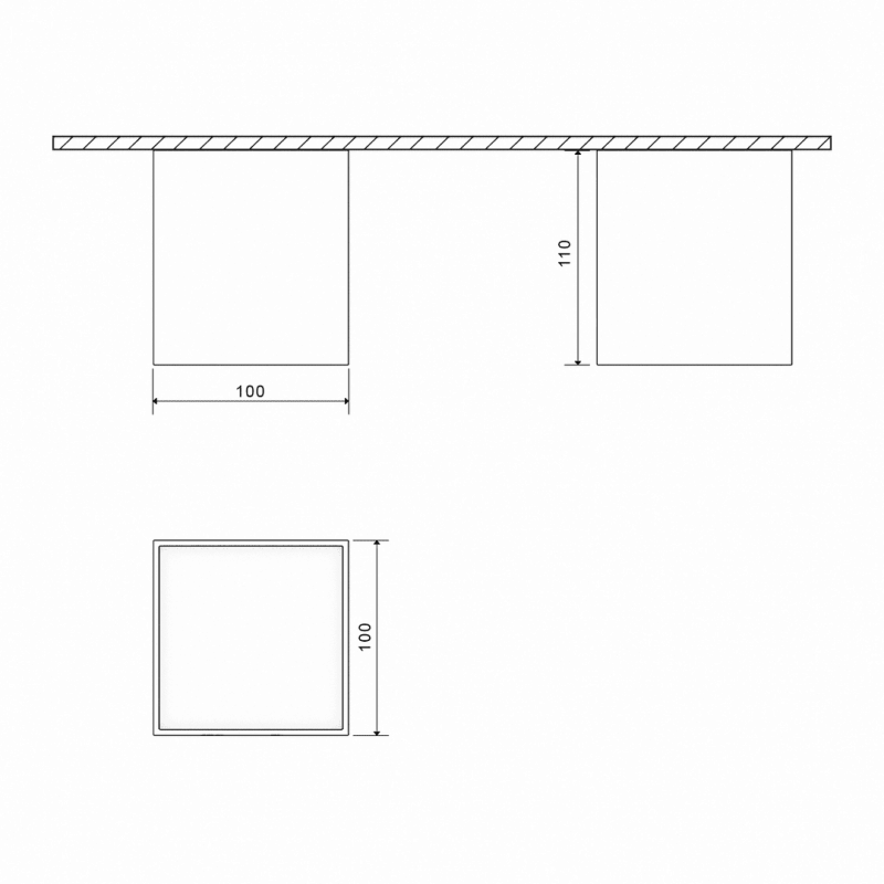 Накладной светильник DesignLed GW-8601-10-BL-NW 004901