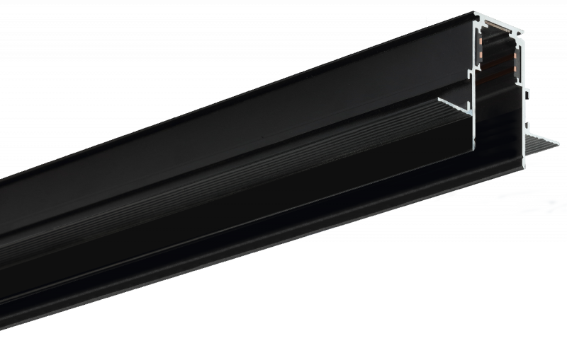 Шинопровод магнитный встраиваемый iLedex Vision 4822-65/48-1000-BK