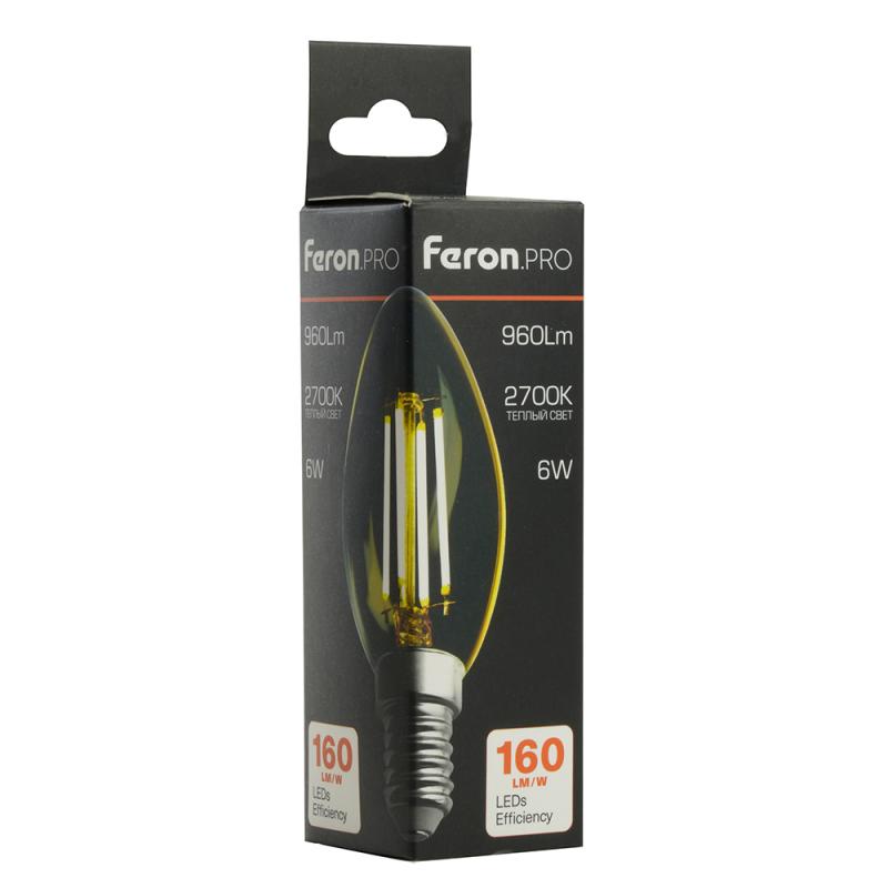 Светодиодная лампа Feron LB-1206 E14 6W 4000K 51245