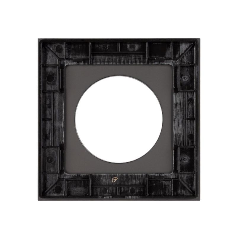 Рамка стеклянная на 1 пост Arlight FRM-GLARE-GC-1-BK 043833
