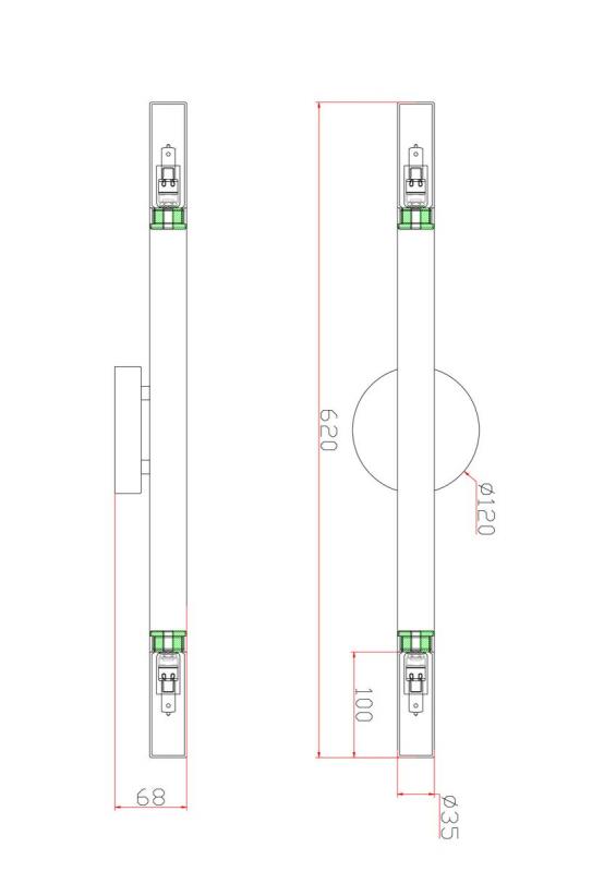 Настенный светильник Freya Match FR6109WL-02G