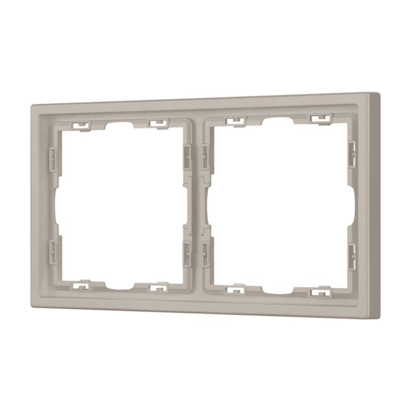 Рамка пластиковая Arlight FRM-NOBE-SFPL-2-CA 059456
