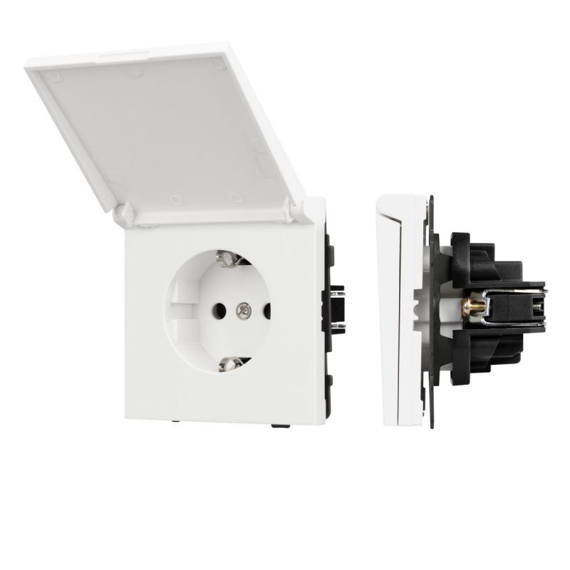 Механизм розетки влагозащищённый SCT-TENDO-MCP-SFPL-WH (230V, 16A) 054602