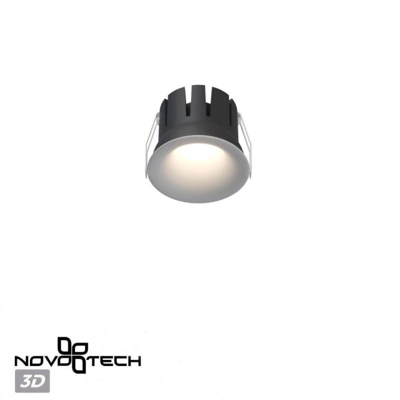 Встраиваемый светильник с переключателем цв. температуры Novotech Wir Eclat 359888