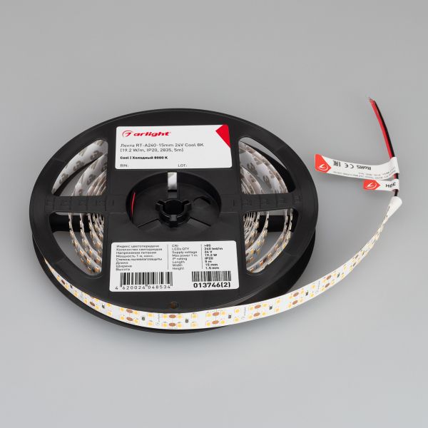 Светодиодная лента Arlight Rt-a240-15mm 2835 013746(2)