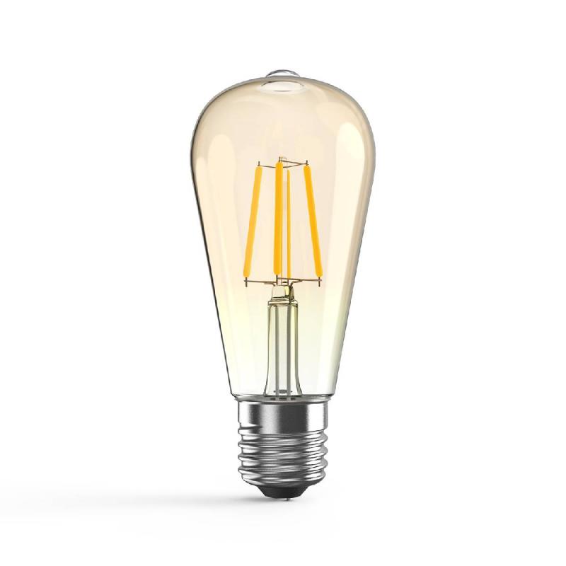 Светодиодная филаментная лампа Gauss Filament E27 6W 2400K 102802006-D