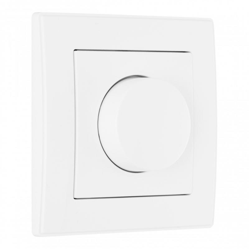 Диммер с рамкой Arte Milano SET06-1-48-1 white