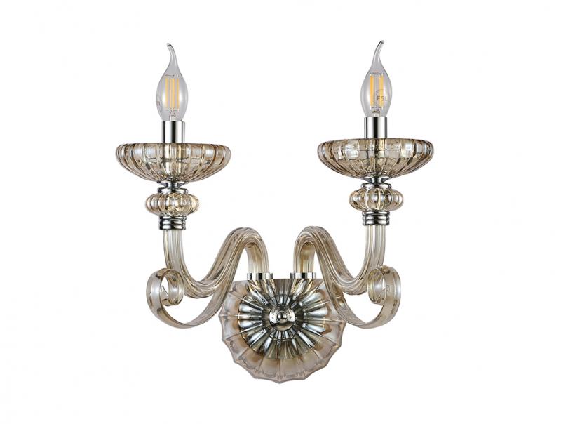 Бра Newport 8622/A chrome cognac М0071596