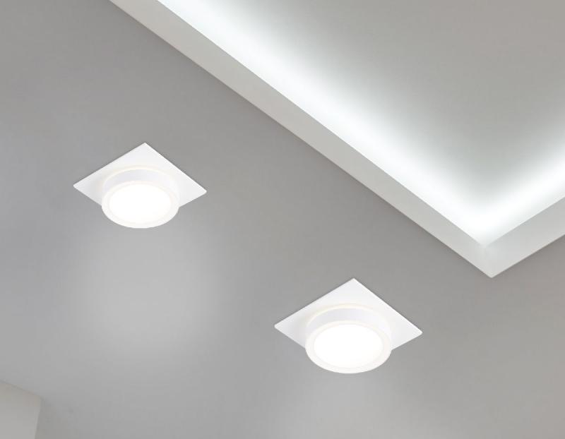 Встраиваемый светильник Ambrella Light GX53 Acrylic Tech Techno Spot TN52421