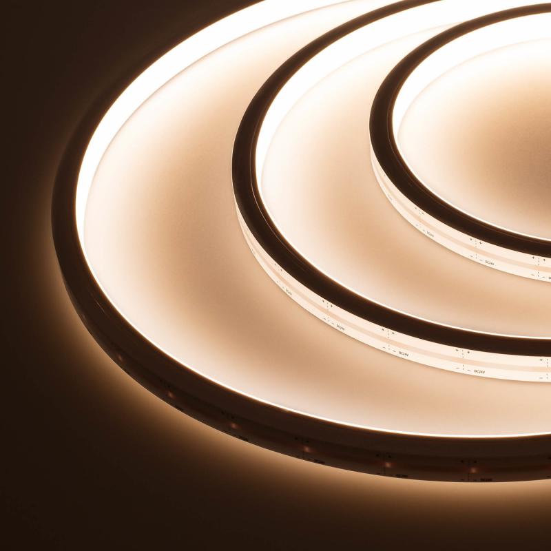 Лента герметичная Arlight MOONLIGHT-TOP-M252-13x12mm 24V White-MIX (12 W/m, IP67, 2216, 5m, Wire x1) 038605